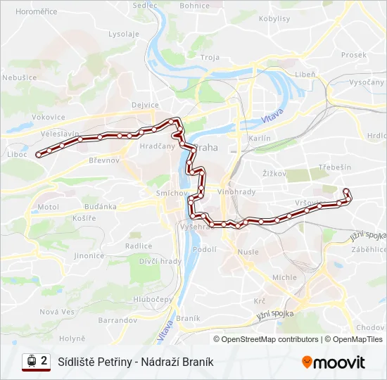 2 Light Rail Line Map