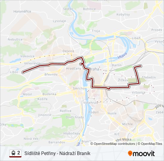 2 light rail Line Map