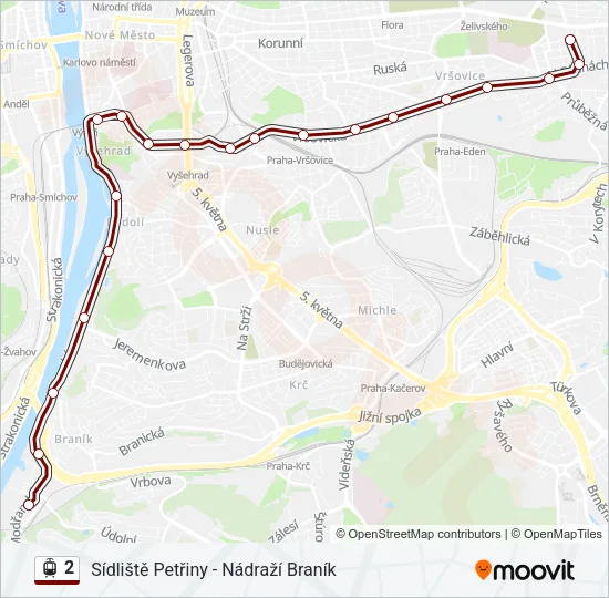 2 Light Rail Line Map