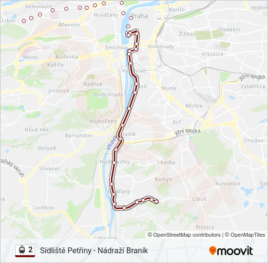 2 Light Rail Line Map