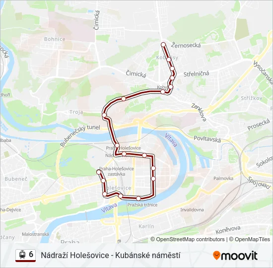 6 Light Rail Line Map