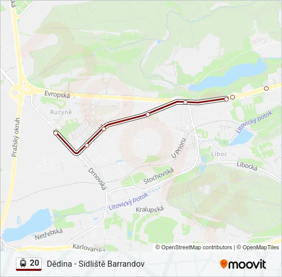 20 Light Rail Line Map