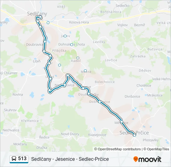513  Line Map