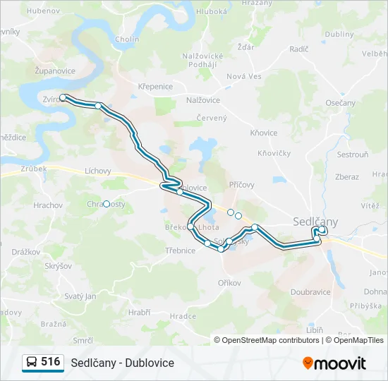 516  Line Map