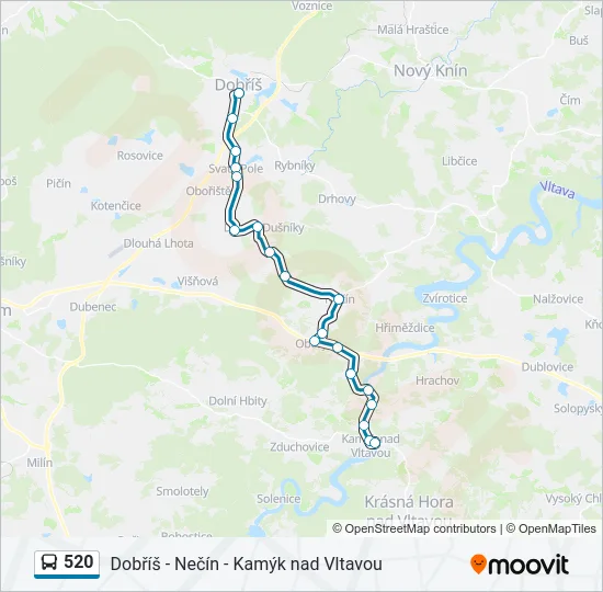 520  Line Map