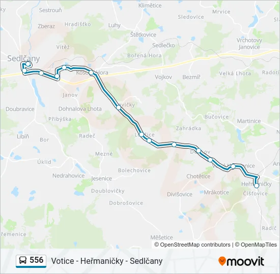 556  Line Map