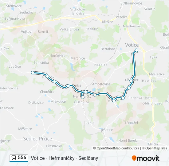 556  Line Map