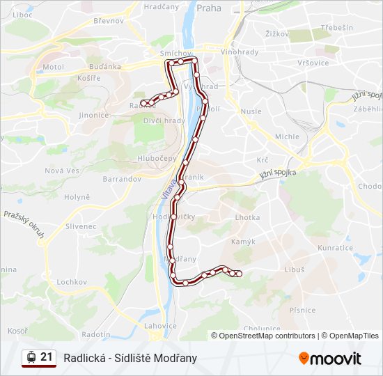 21 light rail Line Map