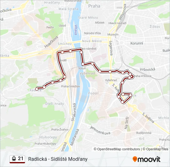 21 Light Rail Line Map