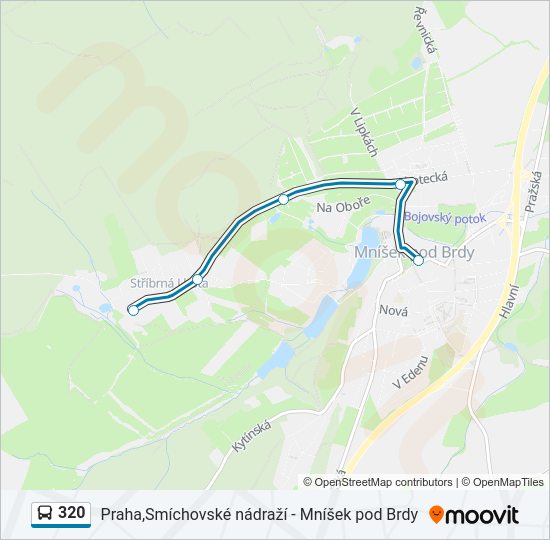  320: карта маршрута
