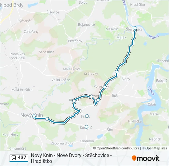 437  Line Map
