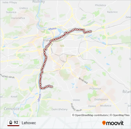 92 Light Rail Line Map