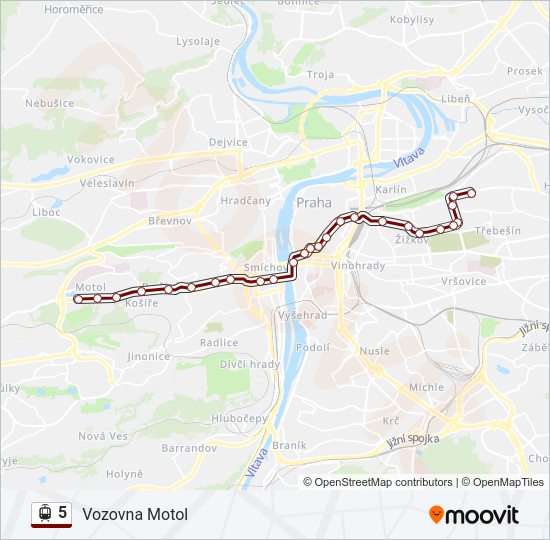 5 light rail Line Map