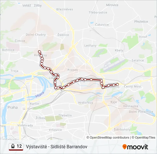 12 Light Rail Line Map