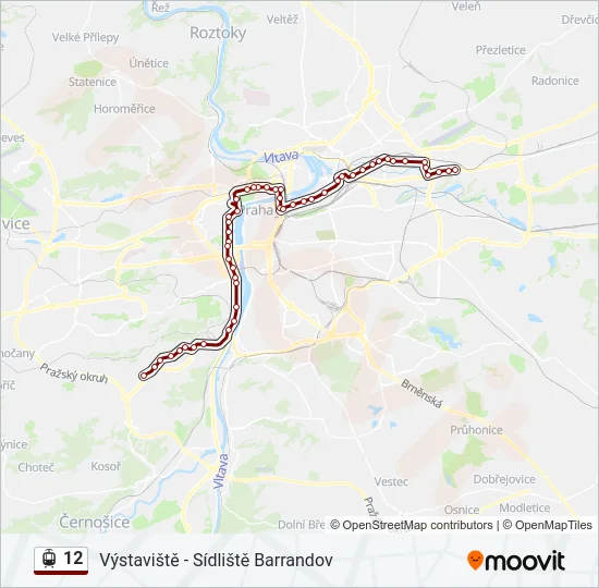 12 Light Rail Line Map
