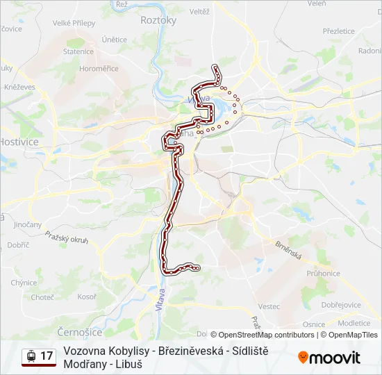 17 Light Rail Line Map