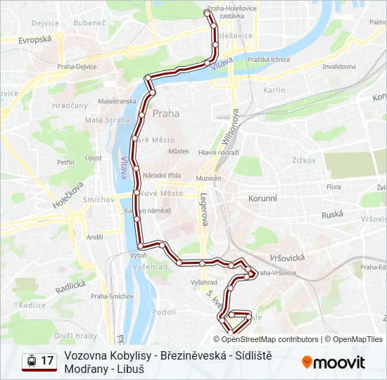 17 Light Rail Line Map