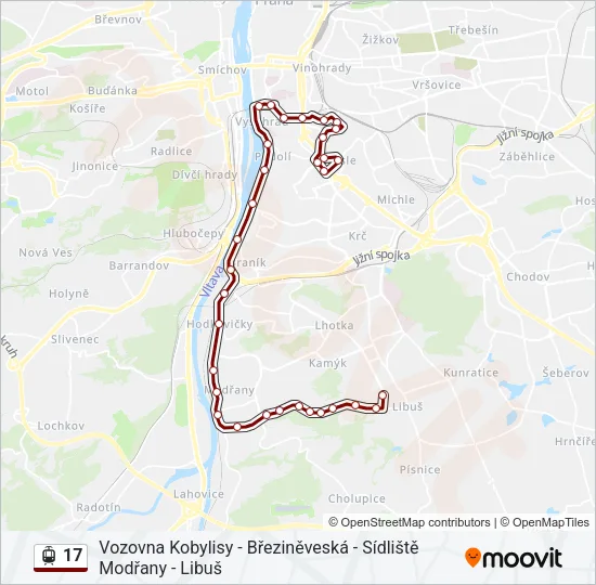 17 Light Rail Line Map