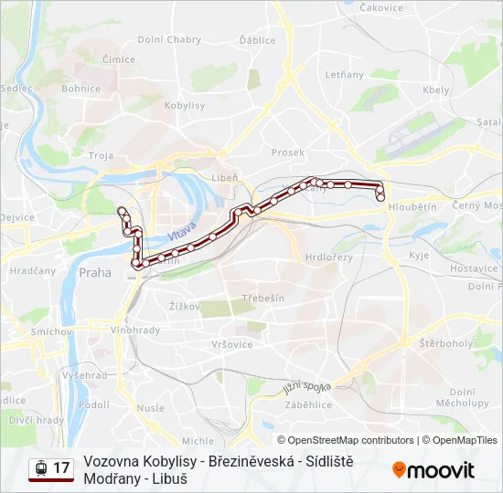 17 Light Rail Line Map