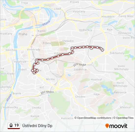 19 Light Rail Line Map