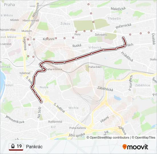 19 Light Rail Line Map