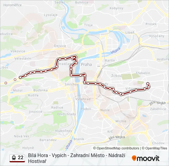22 Light Rail Line Map