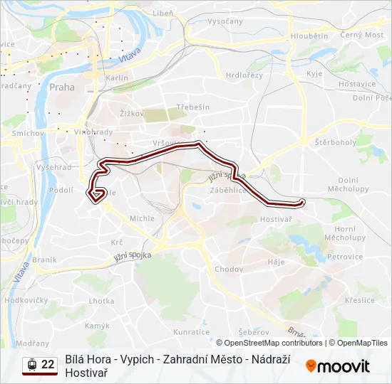 22 Light Rail Line Map