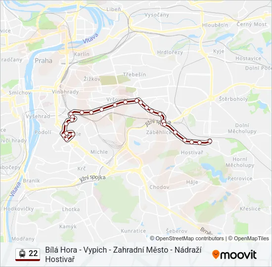 22 Light Rail Line Map