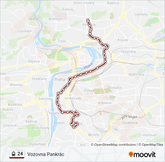24 Light Rail Line Map