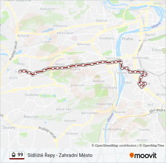 99 Light Rail Line Map