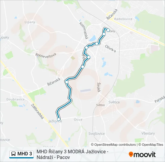 MHD 3  Line Map
