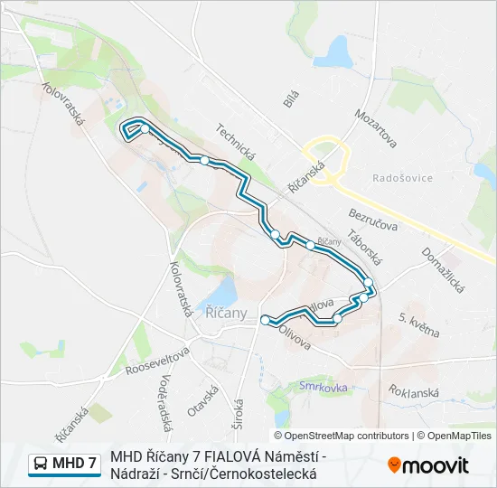 MHD 7  Line Map