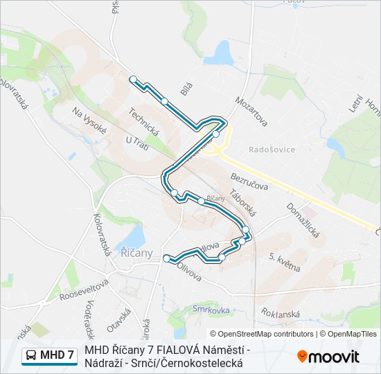 MHD 7  Line Map