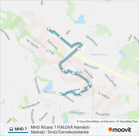 MHD 7  Line Map