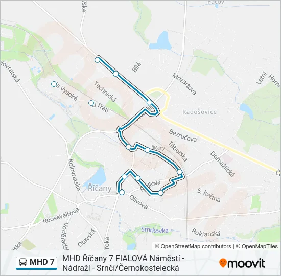 MHD 7  Line Map