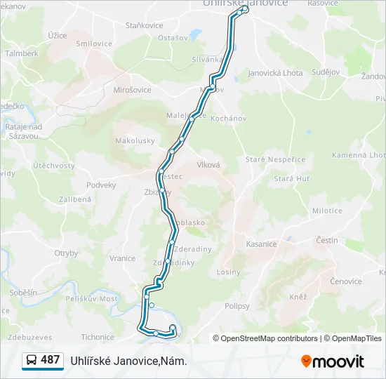 487  Line Map