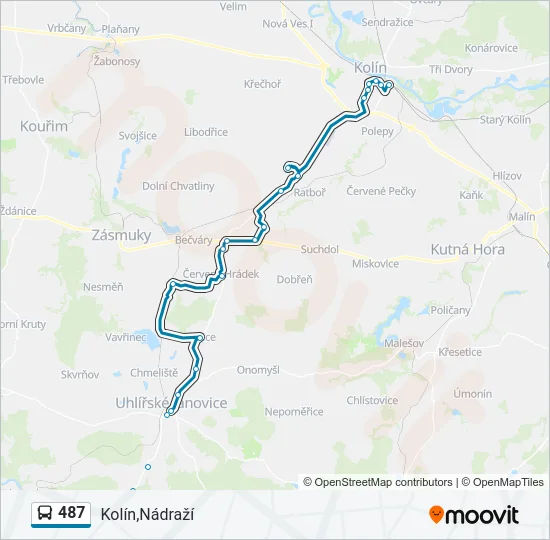 487  Line Map