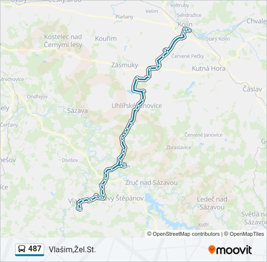 487: карта маршрута