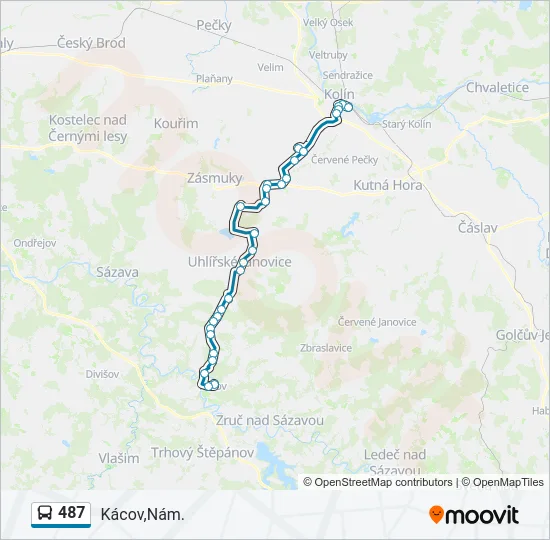 487  Line Map