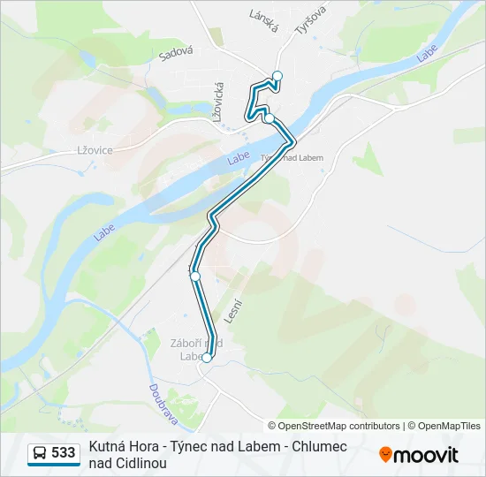 533  Line Map