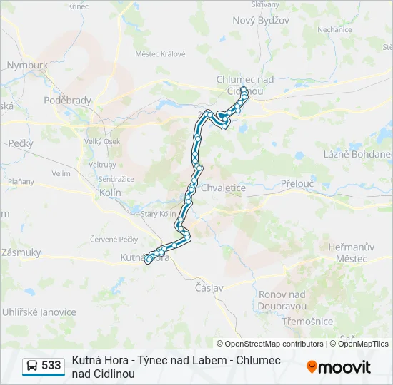 533  Line Map
