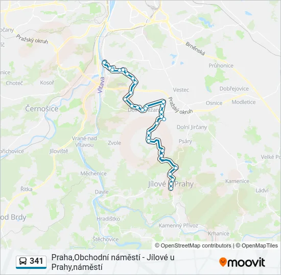 341  Line Map