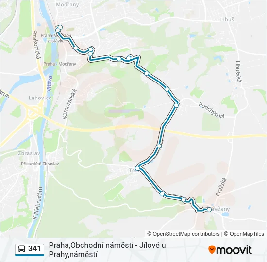 341  Line Map