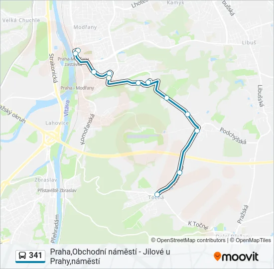 341  Line Map