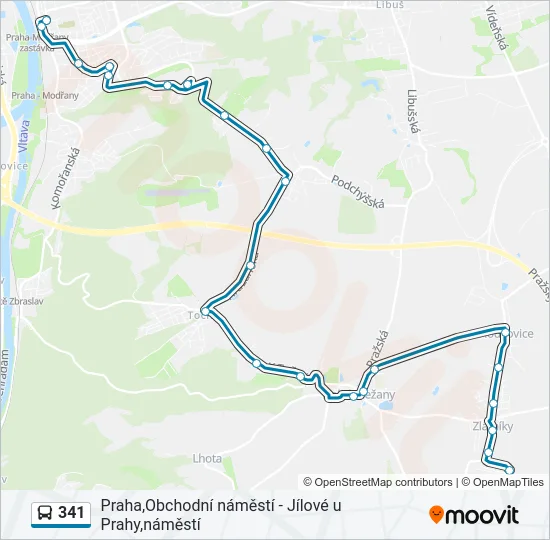 341  Line Map