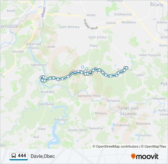 444: карта маршрута