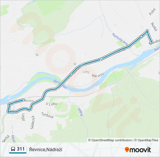 311  Line Map