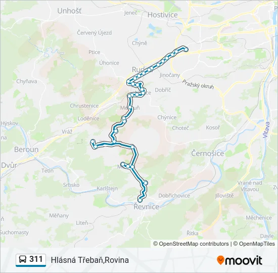 311  Line Map