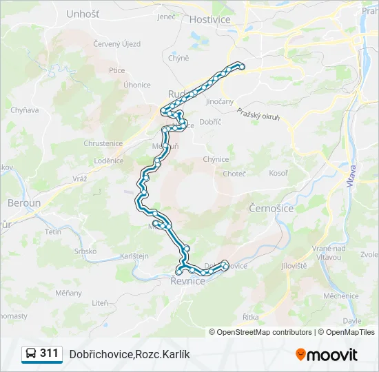 311  Line Map