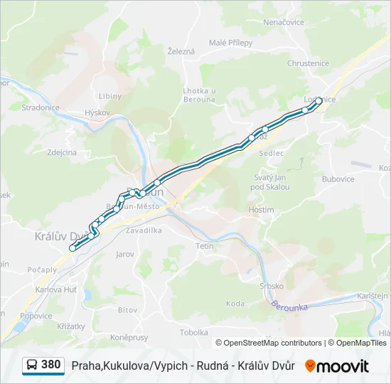 380  Line Map